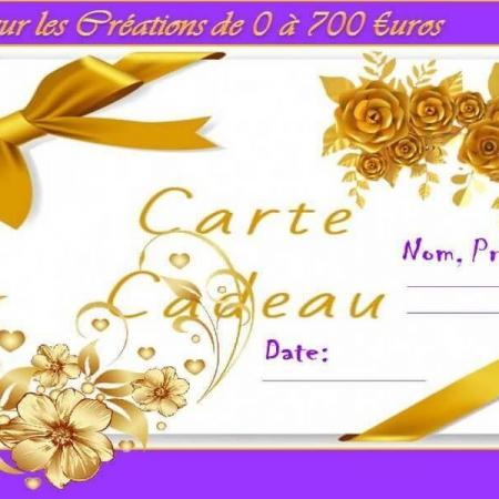 'La e carte cadeau' violette à 49 euros à 7%