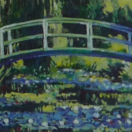'Pont sur un étang de nénuphars' ~ Technique Monet ~ Style Savonarola