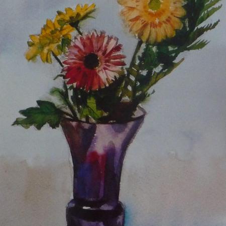 'Fleurs en pot' ~ Technique et Style Savonarola