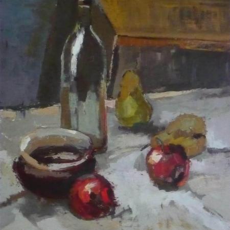 'Nature morte à la bouteille' ~ Technique et Style Savonarola