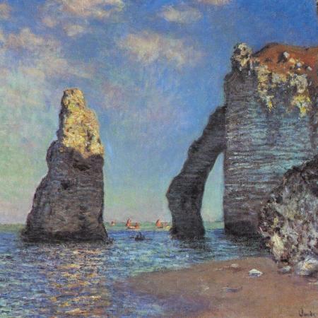 'Les falaises à Étretat 2' ~ Technique Monet ~ Style Savonarola