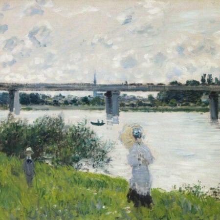 'Le pont de chemin de fer' ~ Technique Monet ~ Style Savonarola