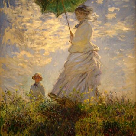 'La promenade' ~ Technique Monet ~ Style Savonarola