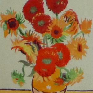 'Tournesols' ~ Technique Van Gogh ' ~ Style Savonarola