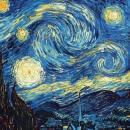 'La nuit étoilée' ~ Technique Van Gogh ~ Style Savonarola