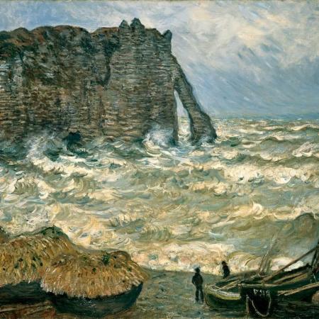 'Les falaises à Étretat' ~ Technique Monet ~ Style Savonarola