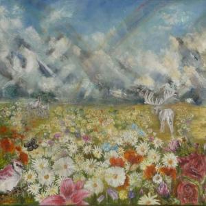 'A l'aube du printemps' ~ Huile sur toile