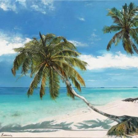 'Bora-Bora' ~ Huile sur toile