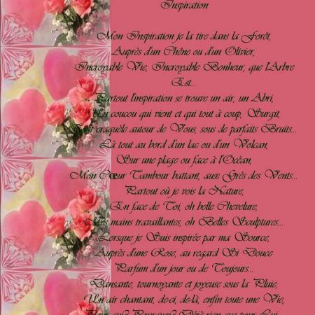 'Inspiration' ~ Poésie