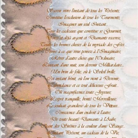 'L'Instant présent' ~ Poésie