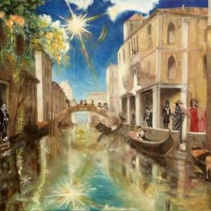 'La magie de Venise' ~ Huile sur toile