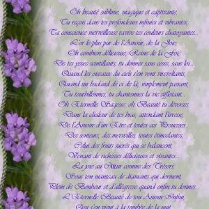 'Oh beauté' ~ Poésie
