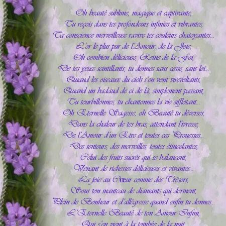 'Oh beauté' ~ Poésie