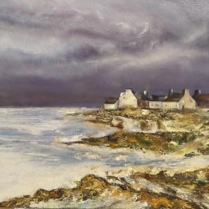 'Orage de Bretagne' ~ Huile sur toile