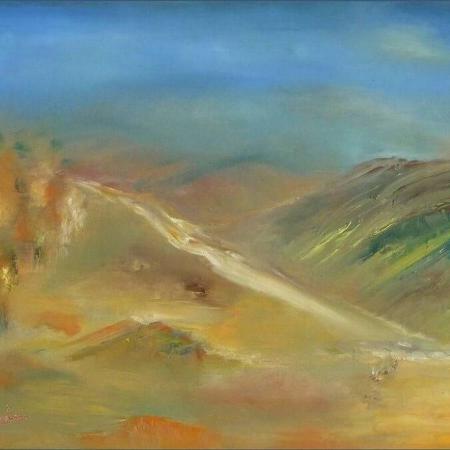 'Paysage Texans' ~ Huile sur toile