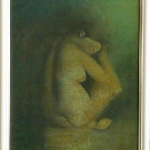 'Solitude' ~ Huile sur toile avec cadre